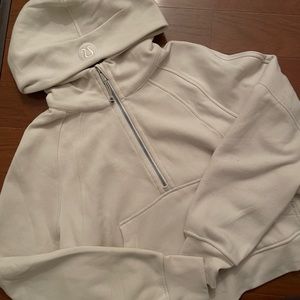 lululemon bone scuba half-zip
